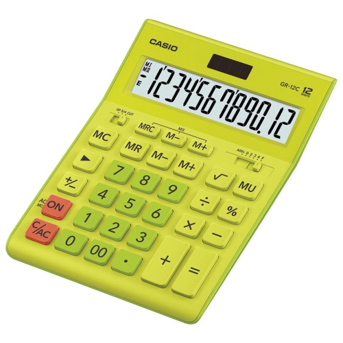 Калькулятор настольный Casio GR-12-W-EP, 12 разрядов фото 2